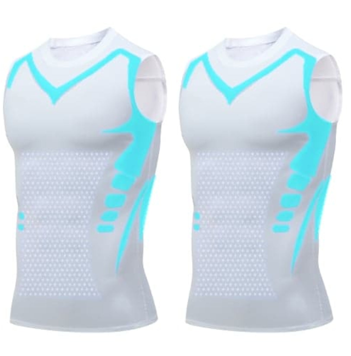 🔥💪 Ionic Shaping Vest – Compression & Cooling – Body Contouring & Sleeveless – Invisible Under Clothes 🕶️