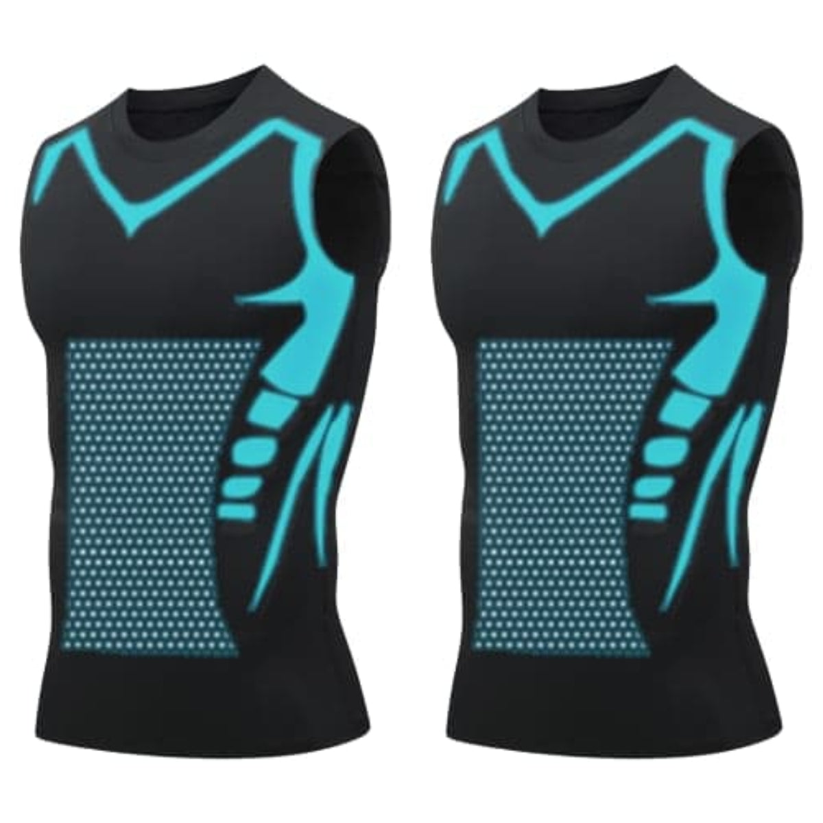 🔥💪 Ionic Shaping Vest – Compression & Cooling – Body Contouring & Sleeveless – Invisible Under Clothes 🕶️