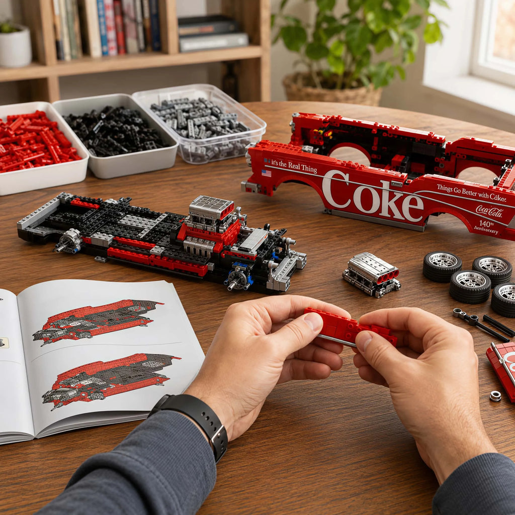 The Ultimate Coke '57 Pro Street Cruiser Collector Edition Building Block Sets