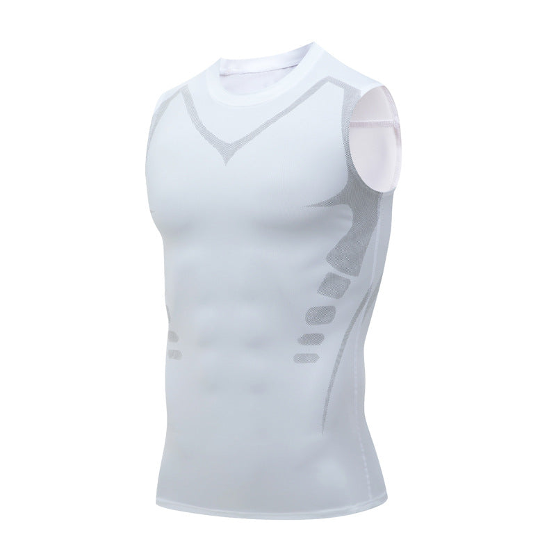 🔥💪 Ionic Shaping Vest – Compression & Cooling – Body Contouring & Sleeveless – Invisible Under Clothes 🕶️