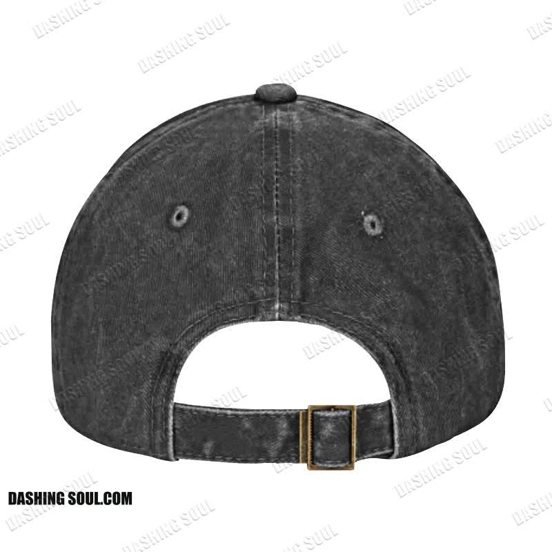Unisex 100% Cotton Kawaii Vintage Style Japenese Ramen Cat Print Cap
