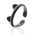 Simple Cute Cat Scratching Ring