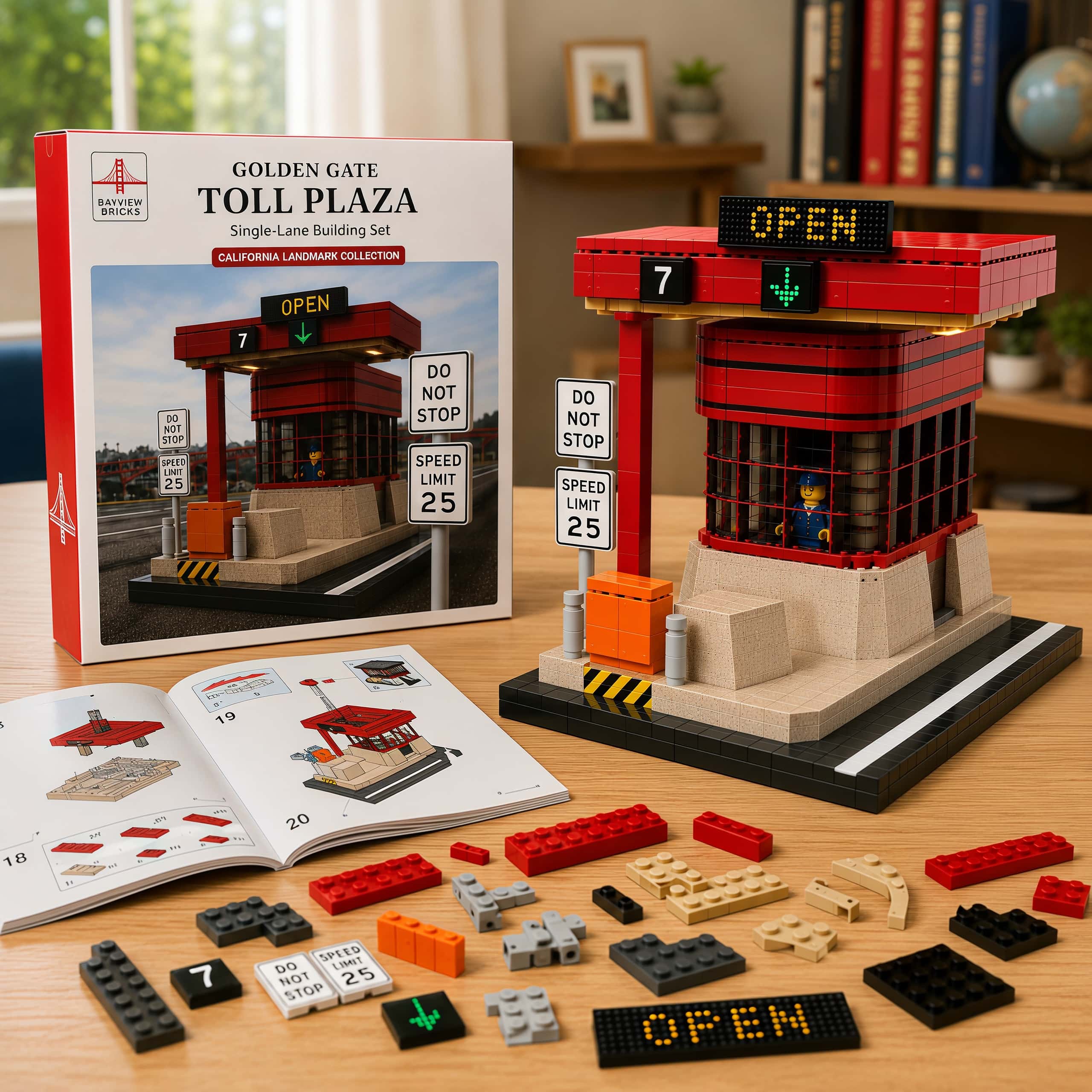 Golden Gate Toll Plaza Building Set