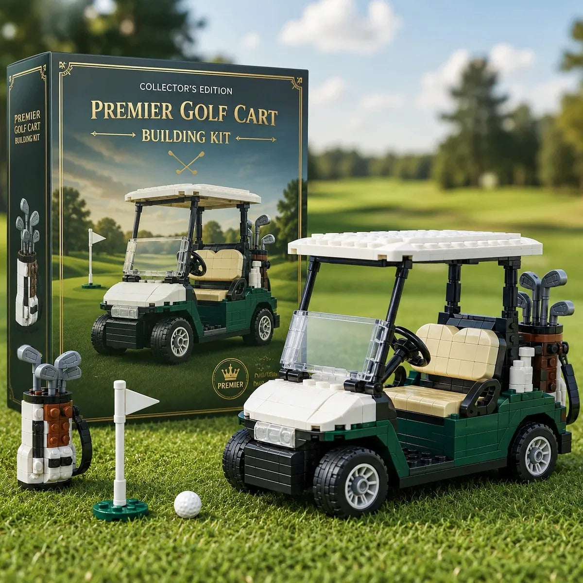 ⛳ Golf Cart Building Block Set