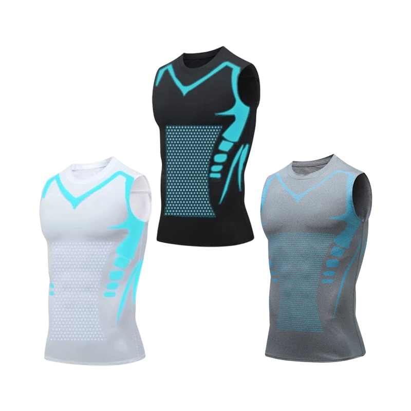 🔥💪 Ionic Shaping Vest – Compression & Cooling – Body Contouring & Sleeveless – Invisible Under Clothes 🕶️