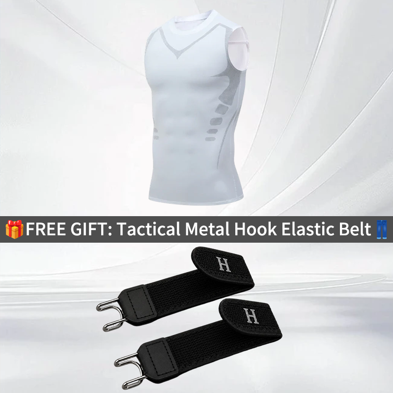 🔥💪 Ionic Shaping Vest – Compression & Cooling – Body Contouring & Sleeveless – Invisible Under Clothes 🕶️