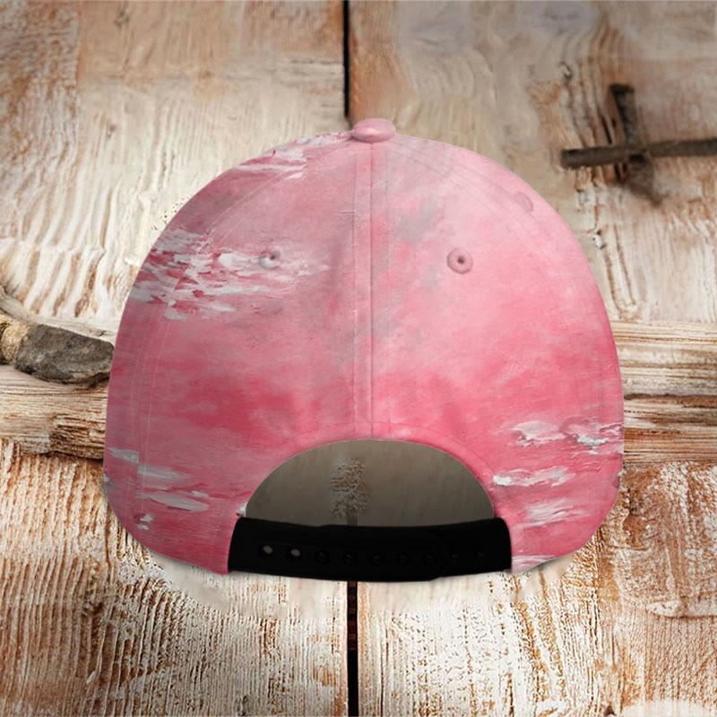Dashingsoul Women's Oil Painting Cat Print Cap