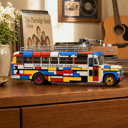 1970s Color Tour Bus丨The Partridge Family Commemorative Collectible