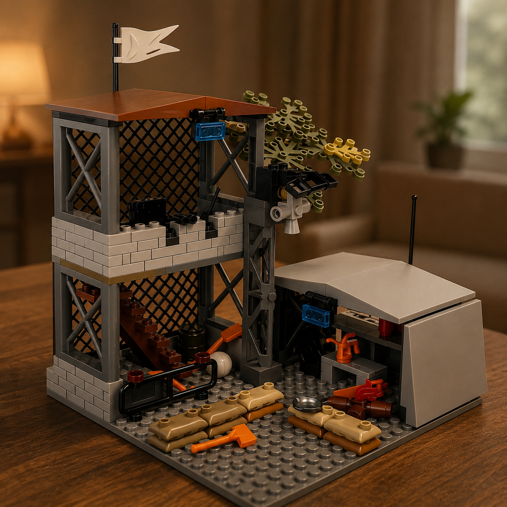 Tactical Outpost Military Building Set