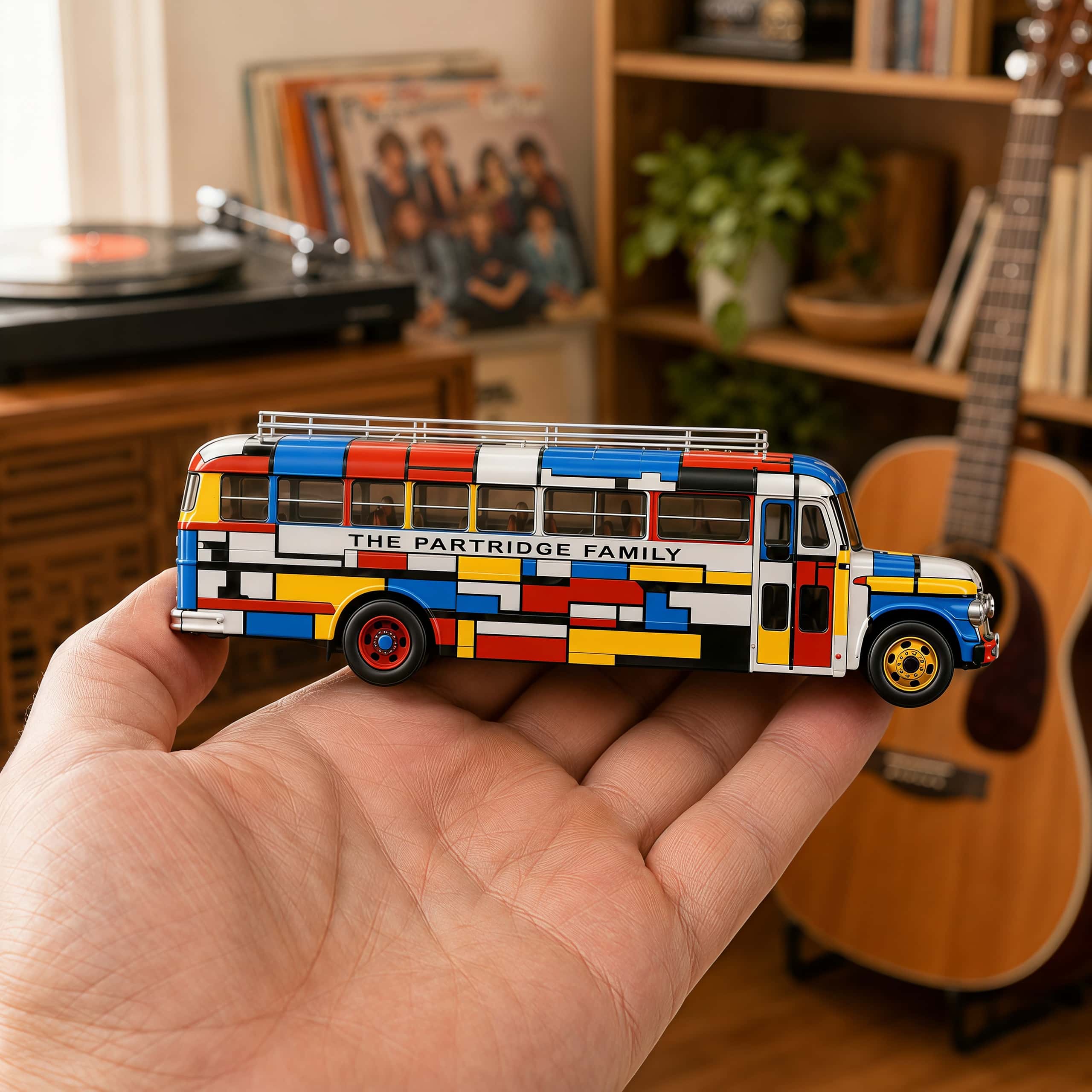 1970s Color Tour Bus丨The Partridge Family Commemorative Collectible