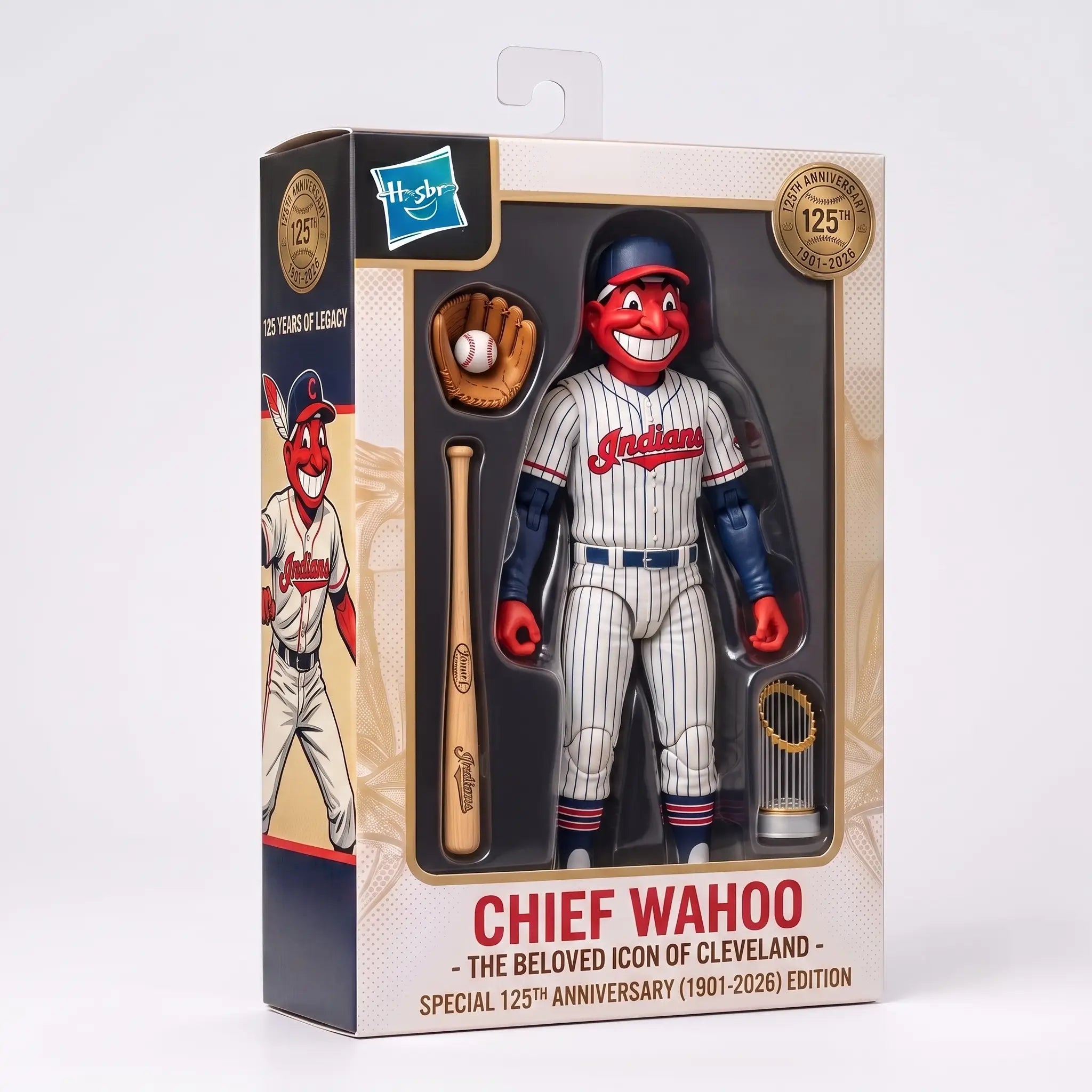 Chief Wahoo 125th Anniversary Collector's Edition Action Figure