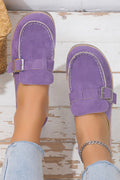 Casual Buckle Decoration Mule Sneakers
