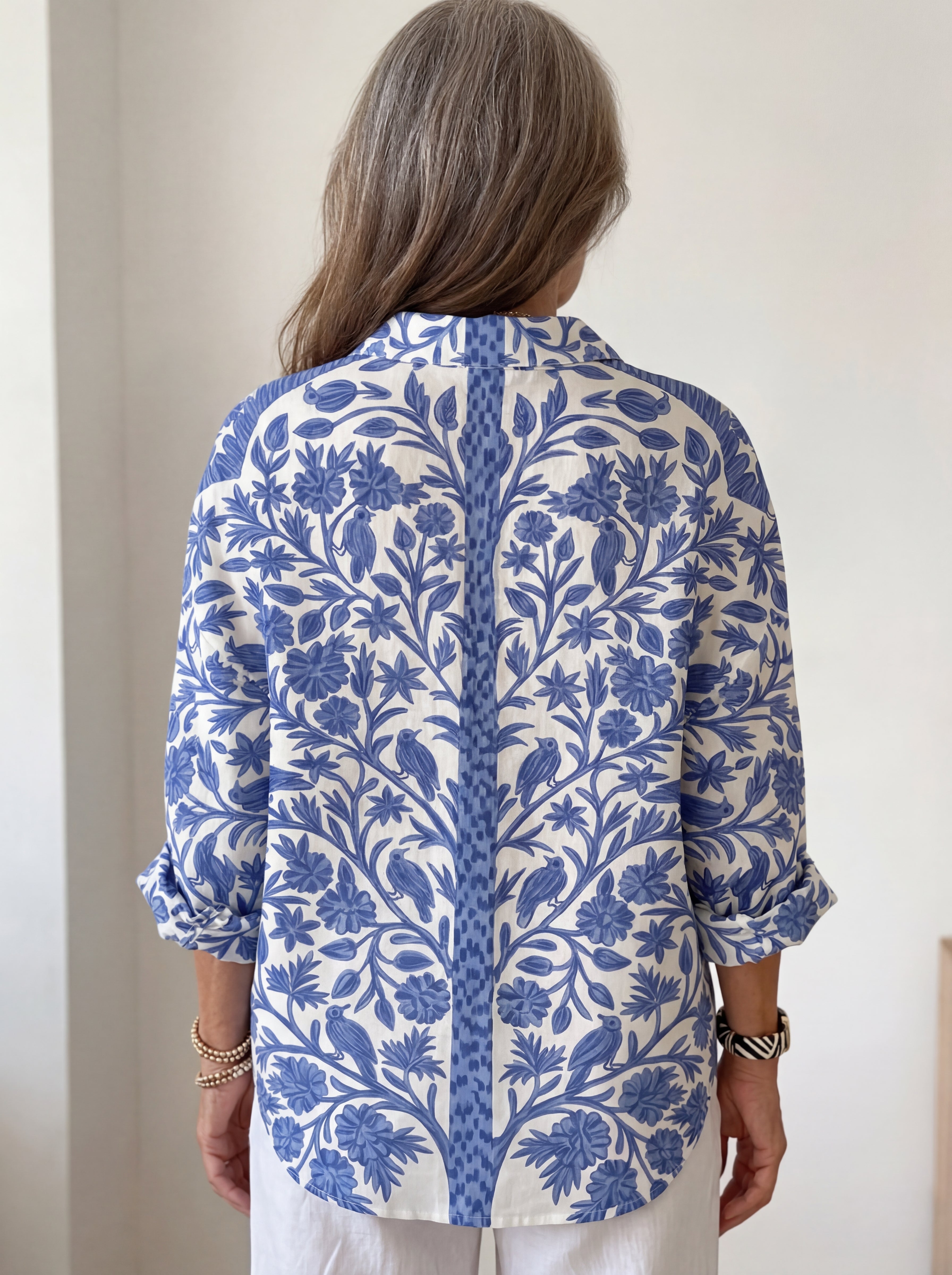 Isabelle | Blue Garden Blouse
