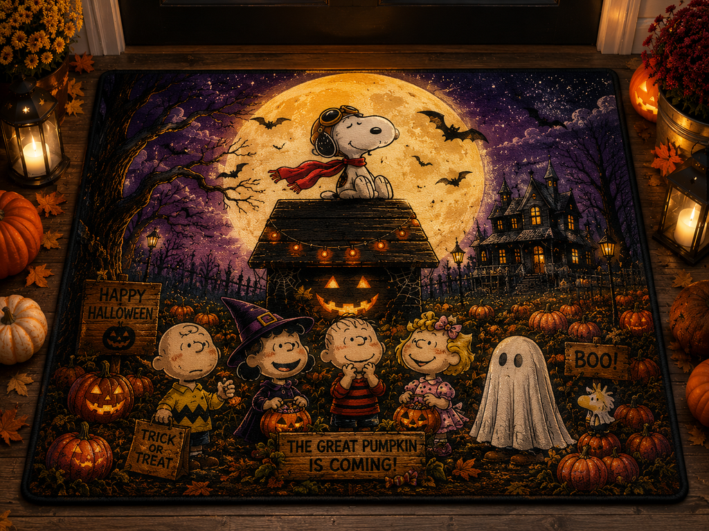 Halloween Snoopy Series Decorative Area Rug