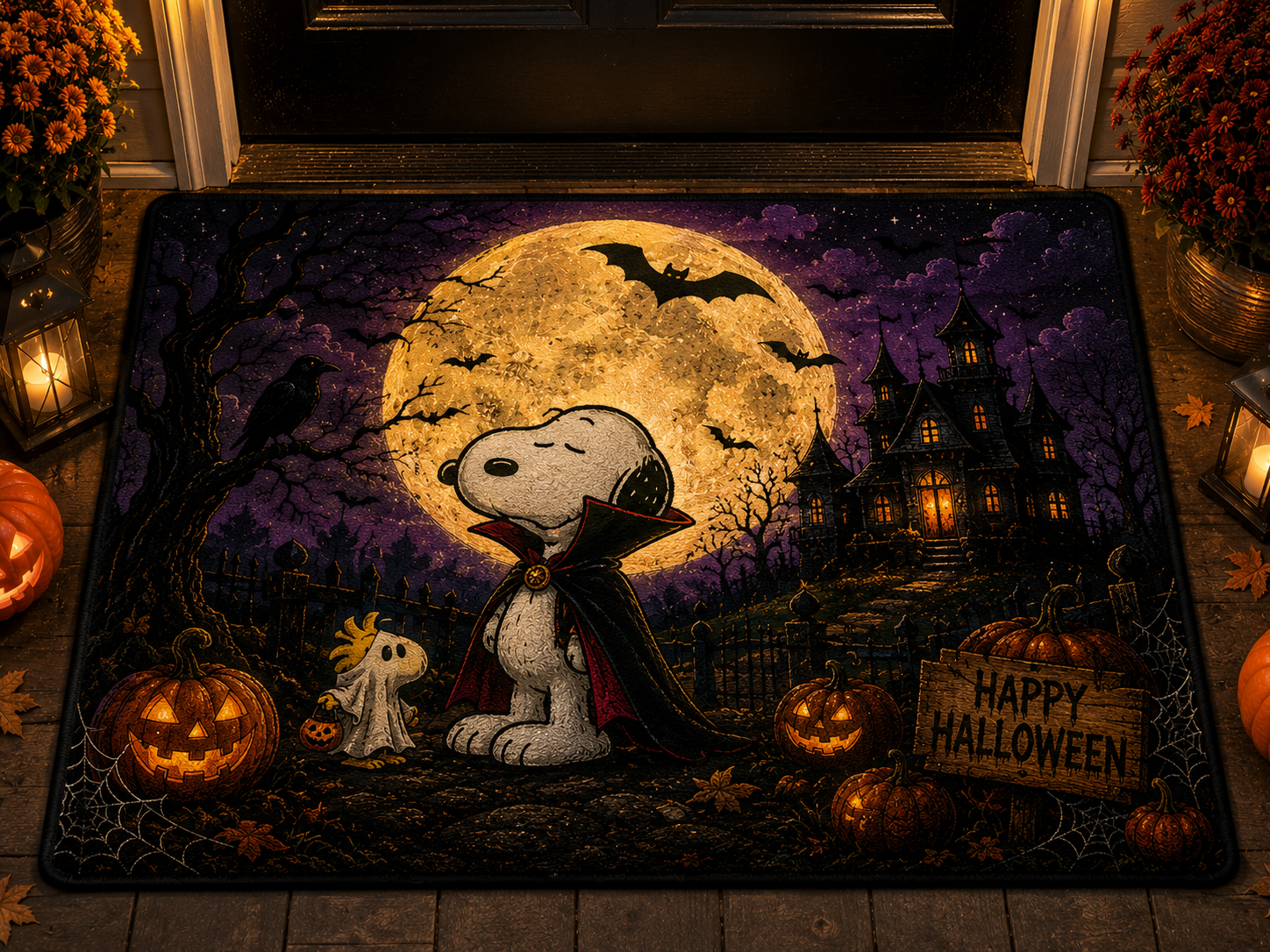 Halloween Snoopy Series Decorative Area Rug