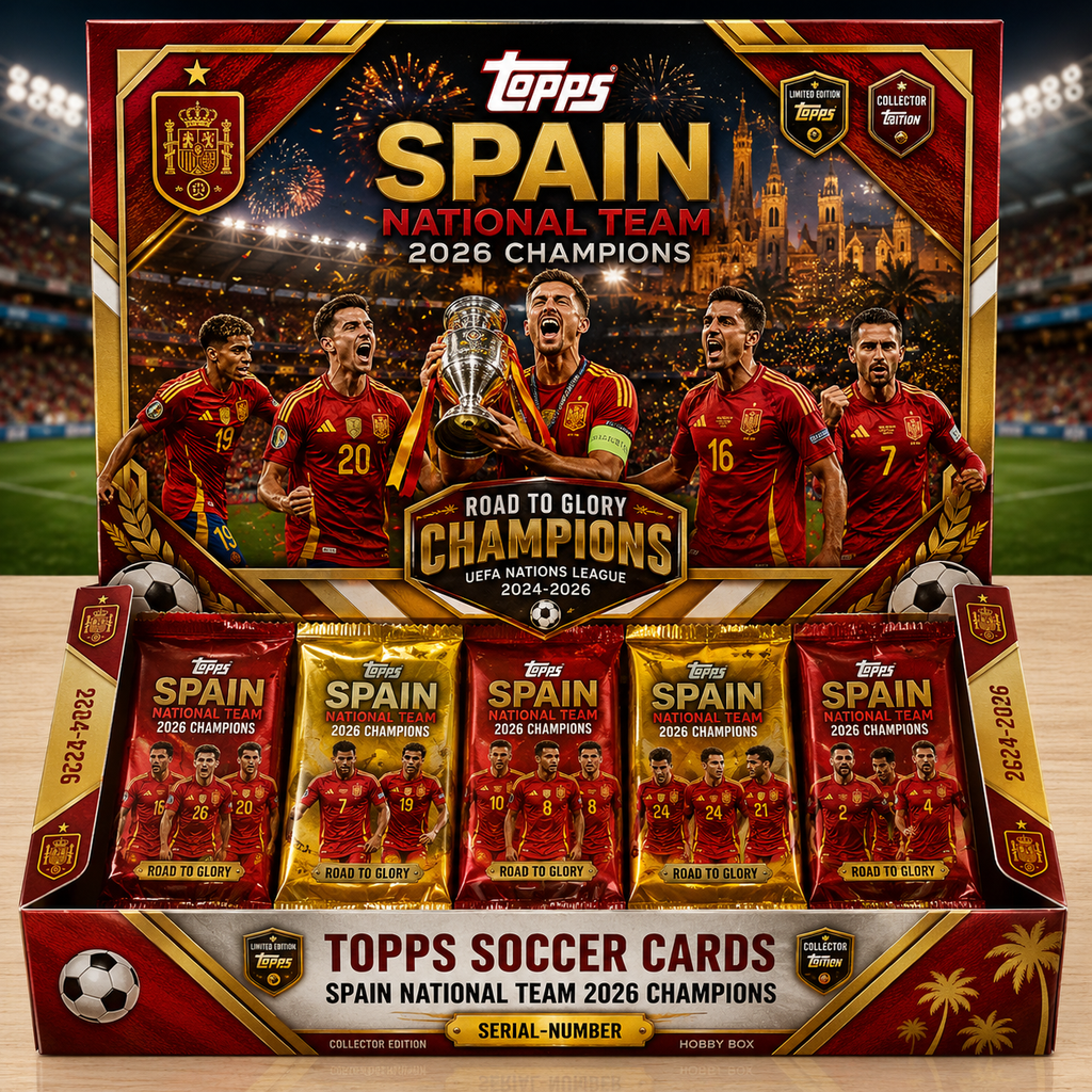 Spain Champions Road to Glory Soccer Cards
