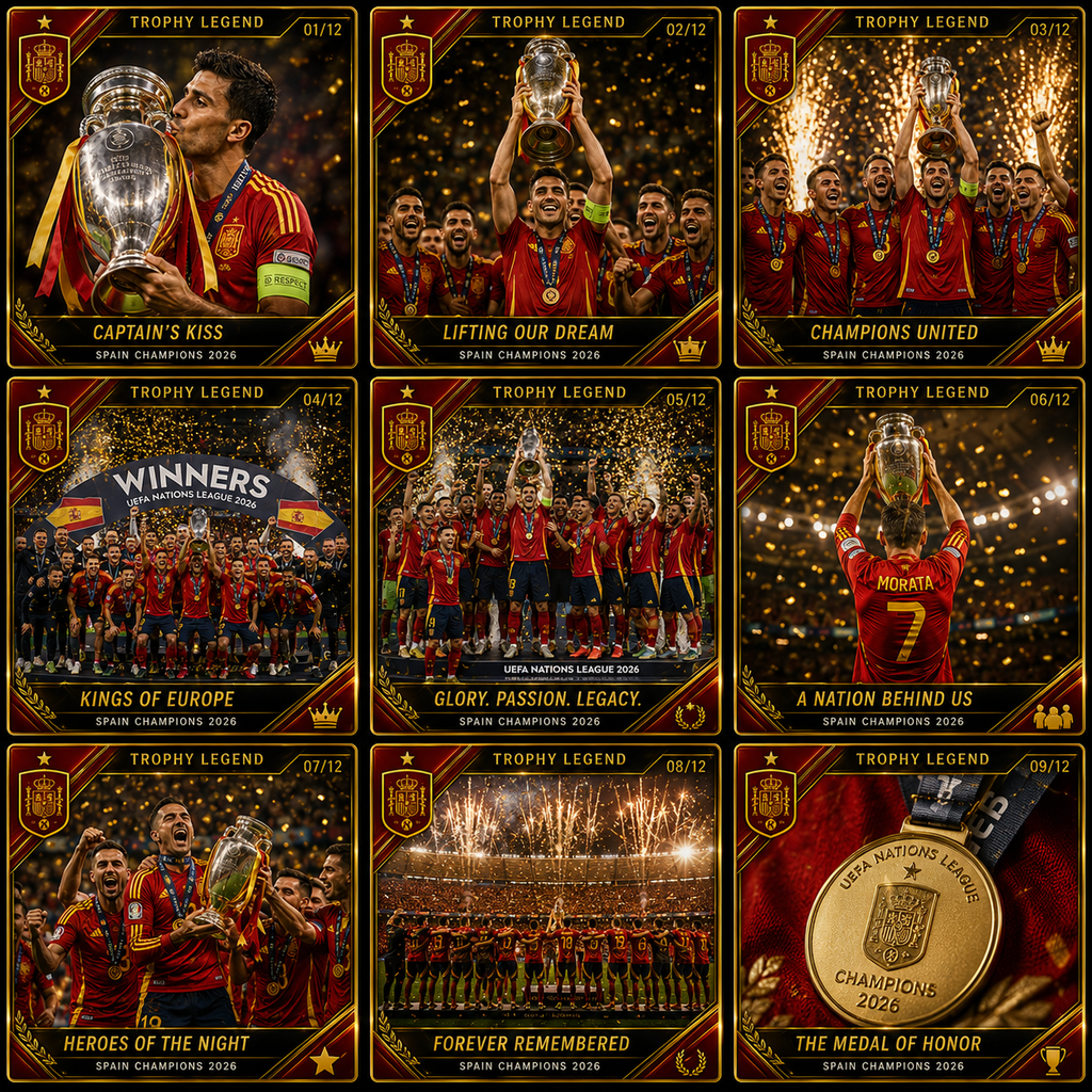 Spain Champions Road to Glory Soccer Cards