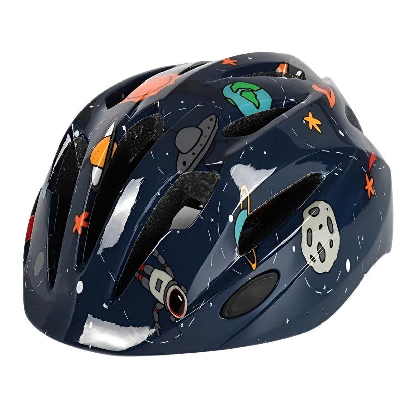 Childs Cycling Helmet Cartoon Style
