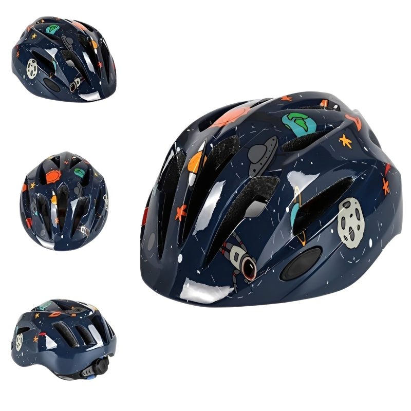 Childs Cycling Helmet Cartoon Style