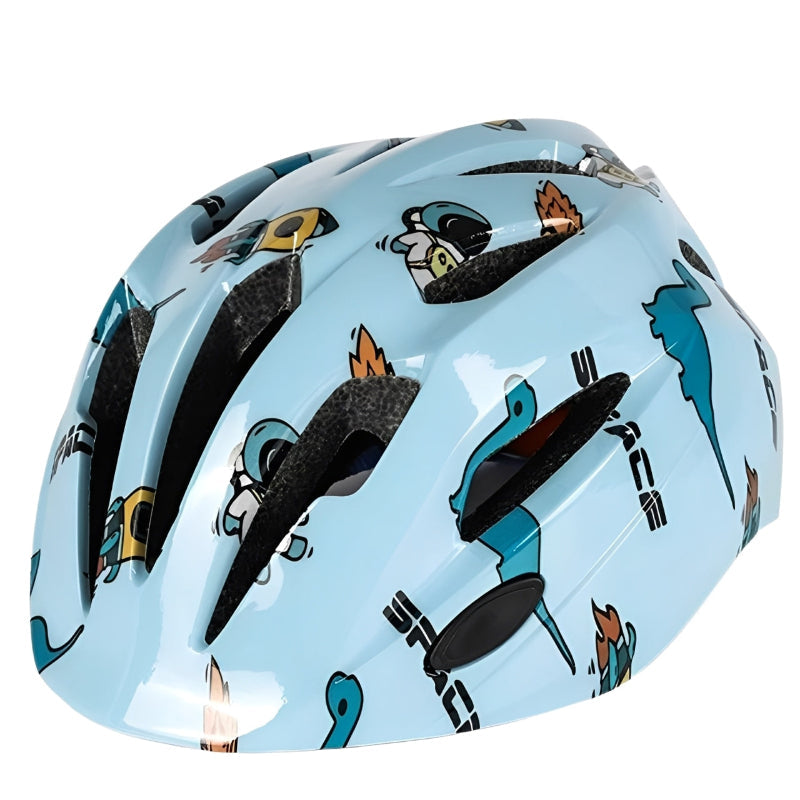 Childs Cycling Helmet Cartoon Style