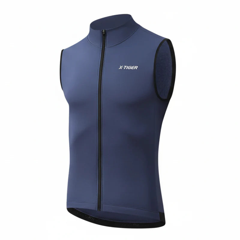 Cycling Vest Winter Thermal Fleece Windproof
