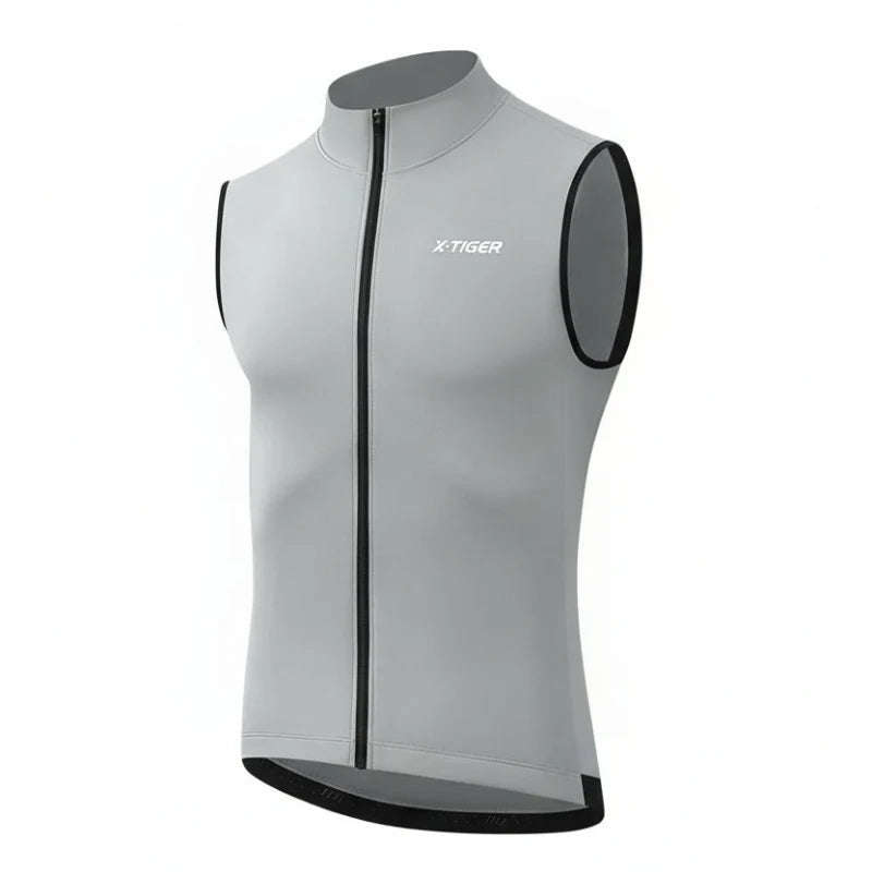 Cycling Vest Winter Thermal Fleece Windproof