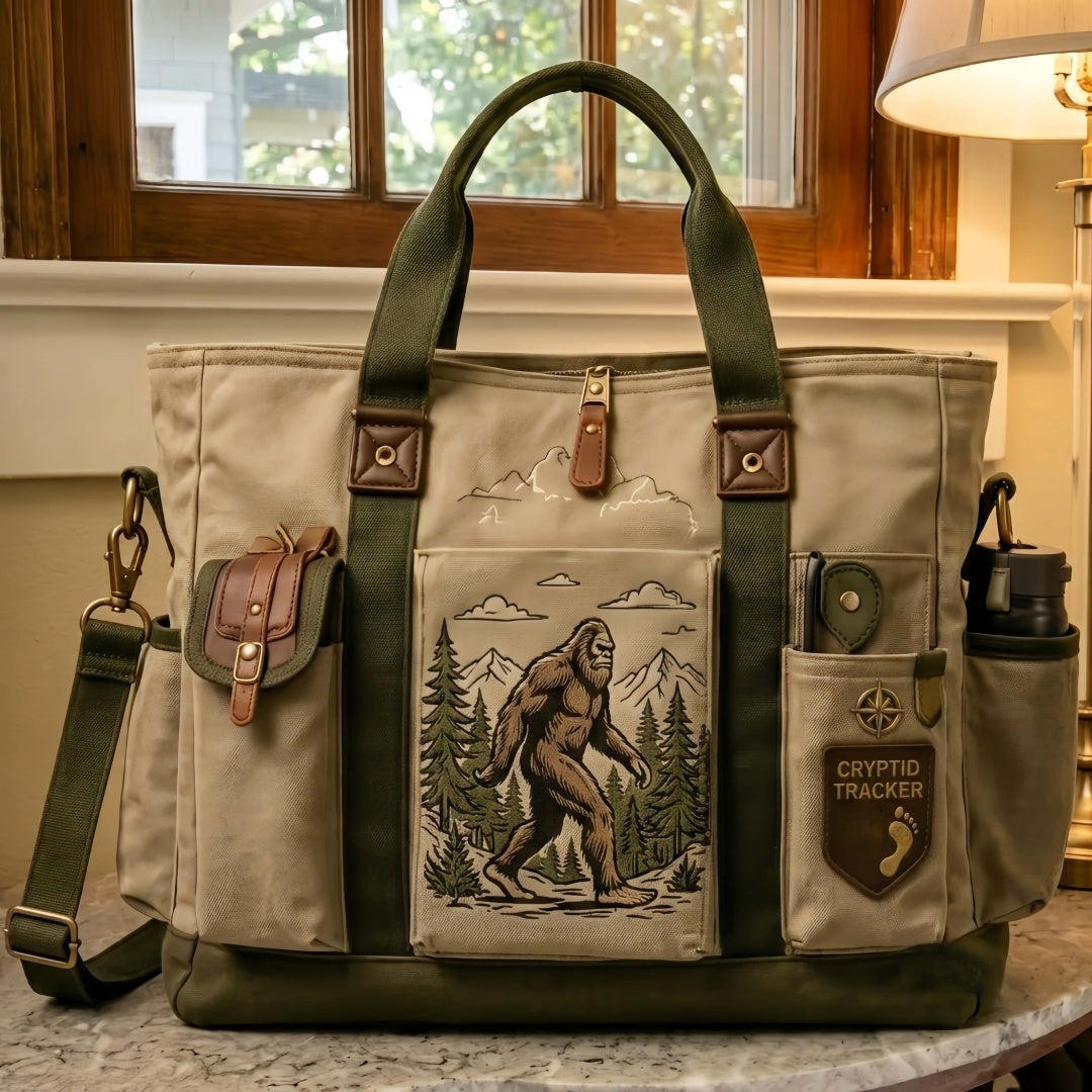Bigfoot Wilderness Adventure Multifunctional Tote Bag