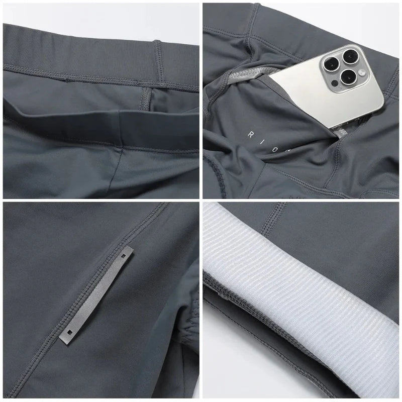 Cycling Shorts Tights with Dolomiti 6H Pad and Rear Pocket