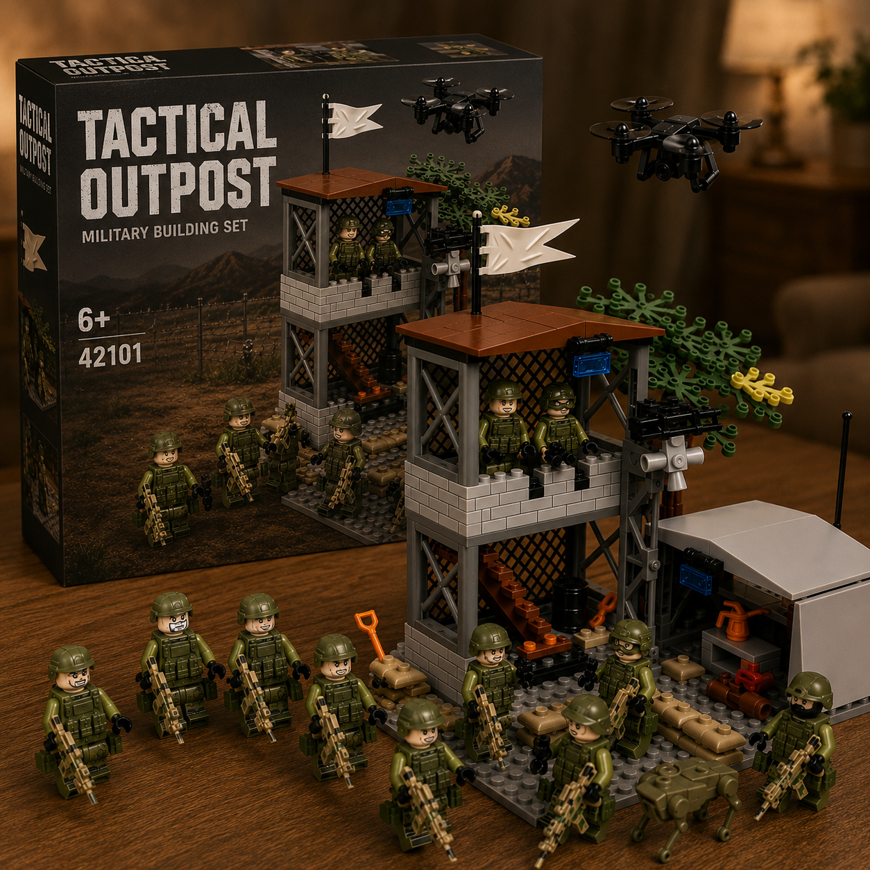Tactical Outpost Military Building Set