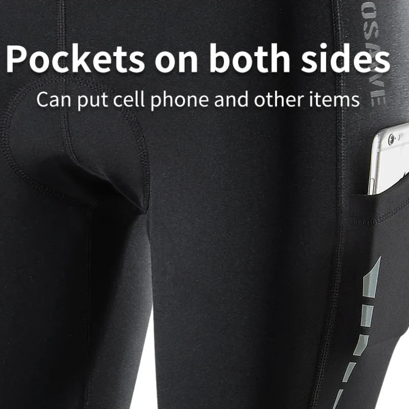Women's Cycling Pants - Windproof Padded Winter