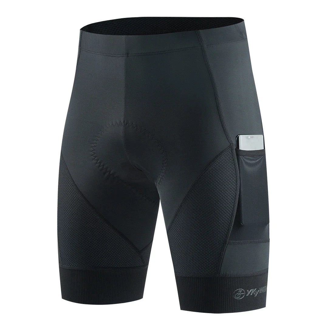 Cycling Shorts with 2 Pockets and 3D Padded Cushion for Men
