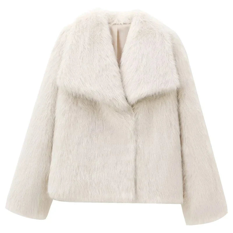 Alpine Grace Faux Fur Coat