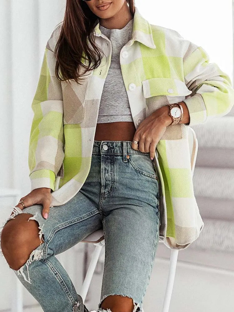 Plaid Wonder Shacket