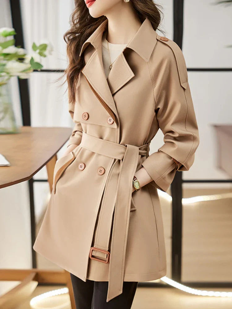 Belford Double Breasted Midi Trench