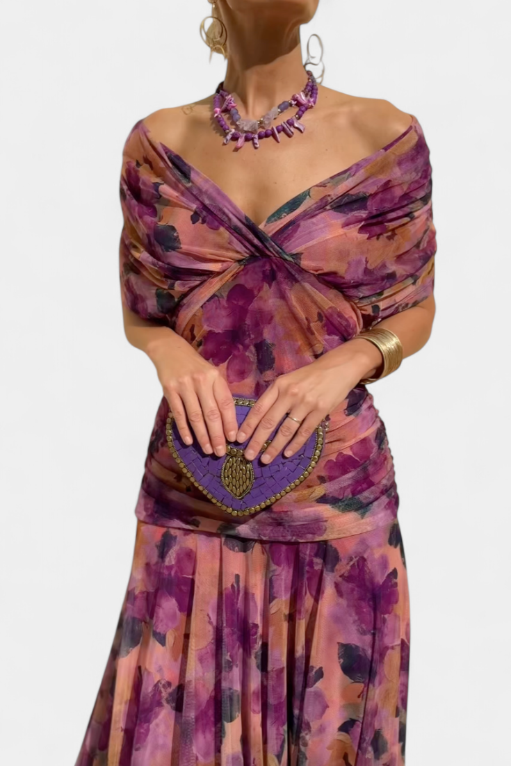 Lucille | Floral Long Dress