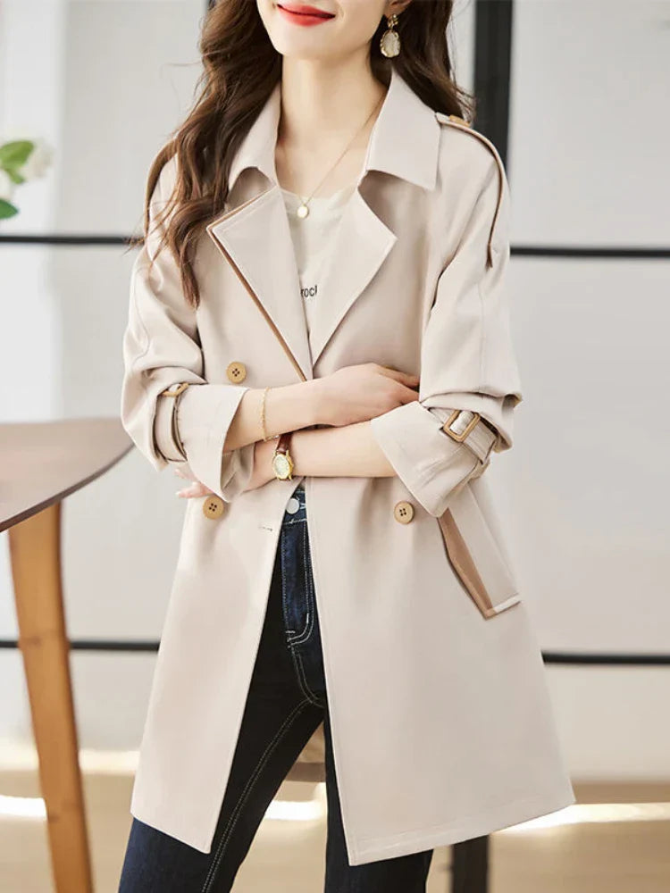 Belford Double Breasted Midi Trench