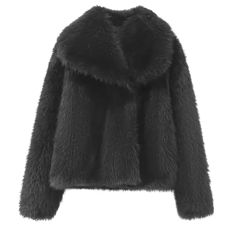 Alpine Grace Faux Fur Coat