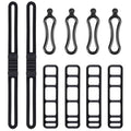 Bike Light Mount Silicone Bands – Universal Bicycle Handlebar Light Holder 10PCS