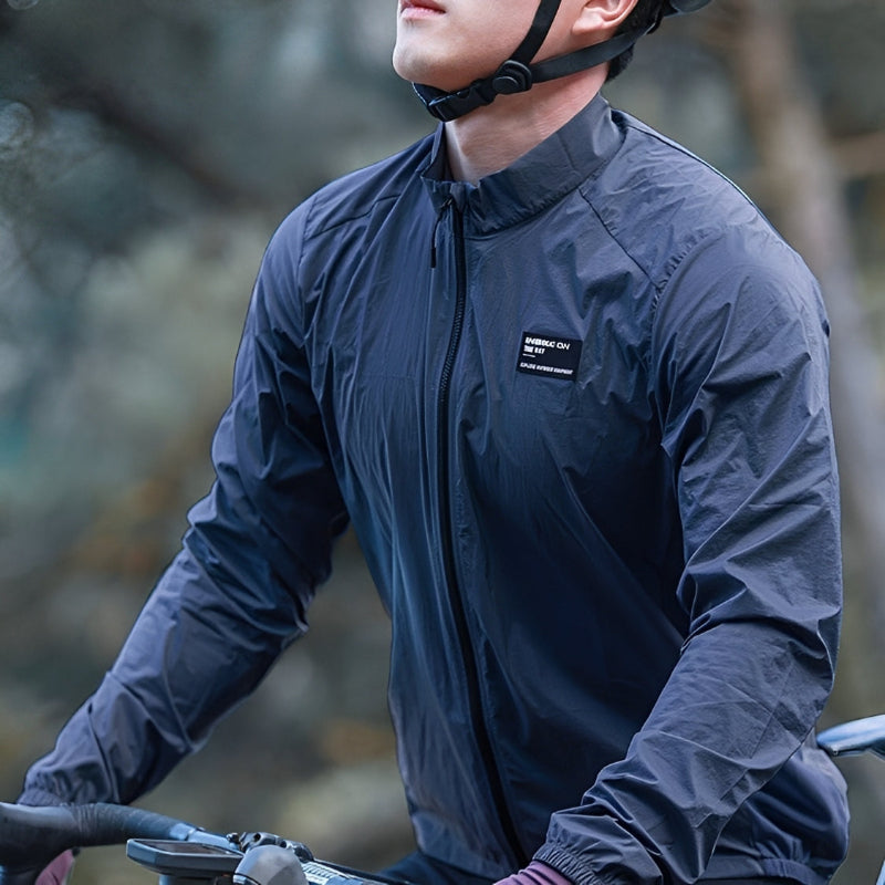 Bike Jersey Long Sleeve - Windproof, Waterproof Lightweight Jacket