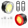 Bike Lights - USB Rechargeable - Bicycle COB Light Set