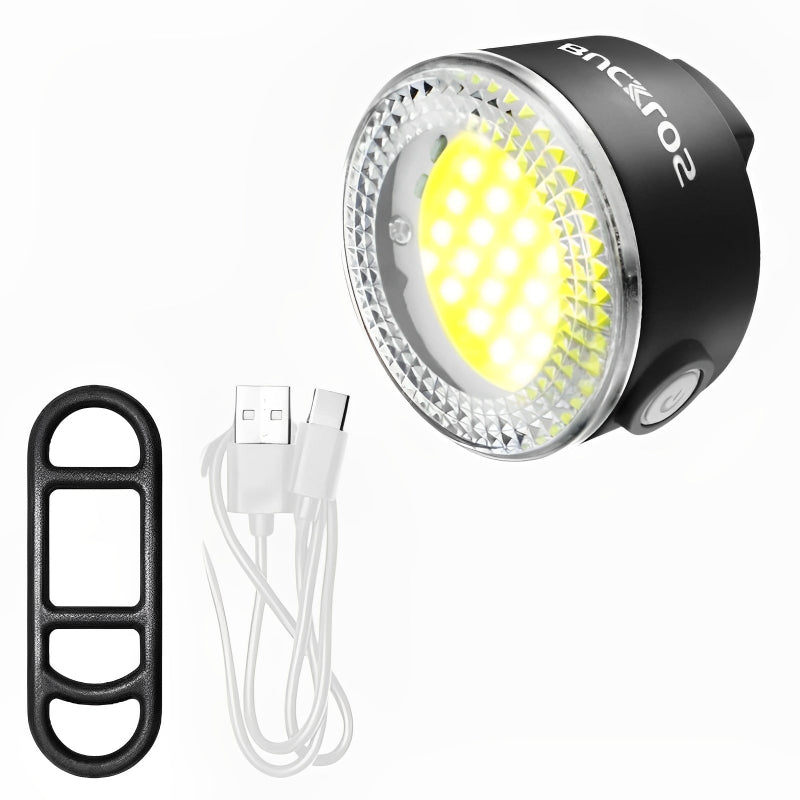 Bike Lights - USB Rechargeable - Bicycle COB Light Set