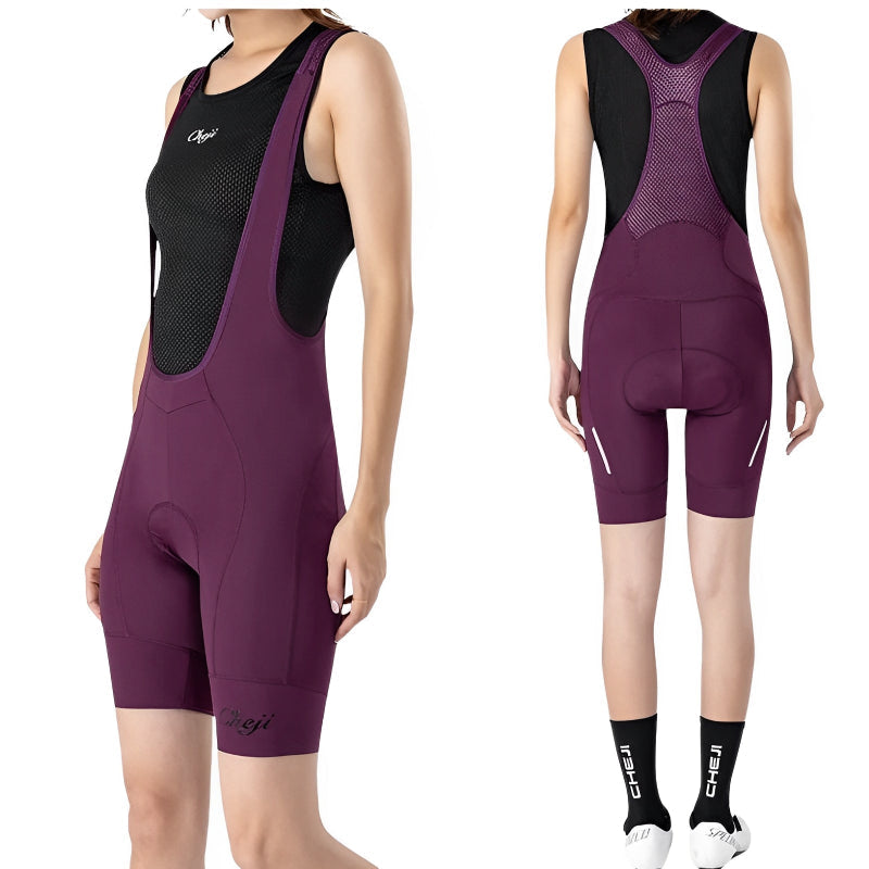 Women Cycling Bib Shorts 3D Padded