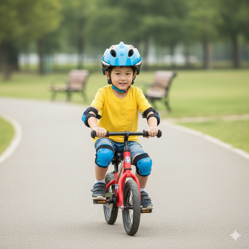 Children’s Bike Helmets and Protective Gear Set