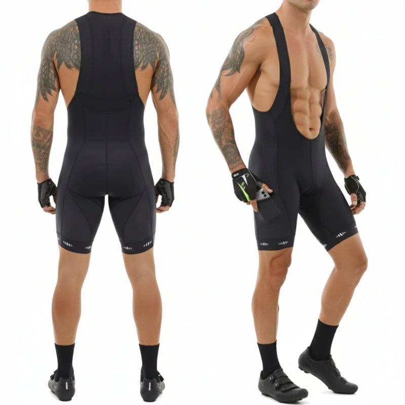 Cycle Bib Shorts With Pocket – UPF 50 and Quick-Dry
