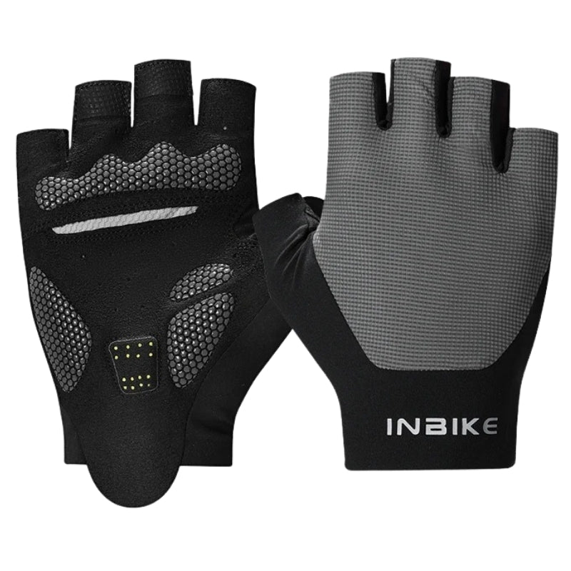 Bike Cycling Gloves - Half Finger and Anti-Slip Grip