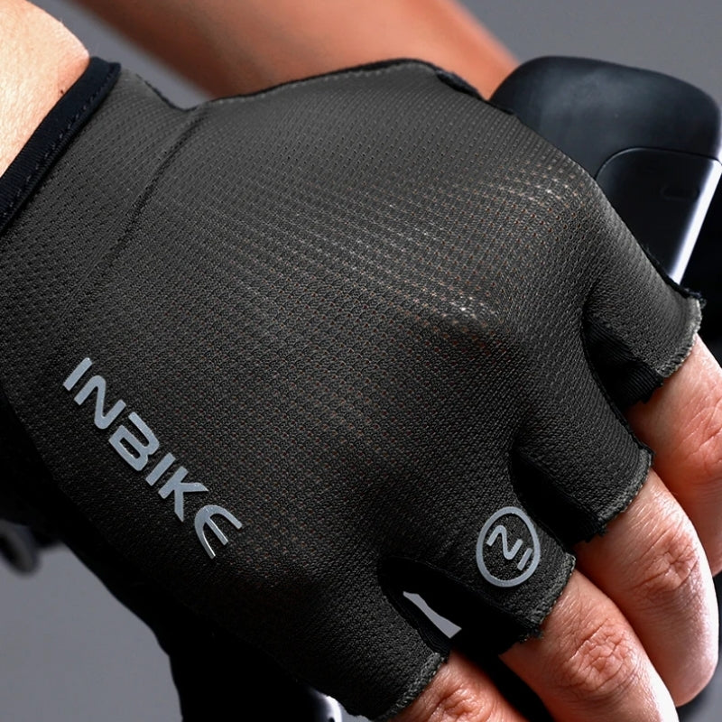 Bike Cycling Gloves - Half Finger and Anti-Slip Grip
