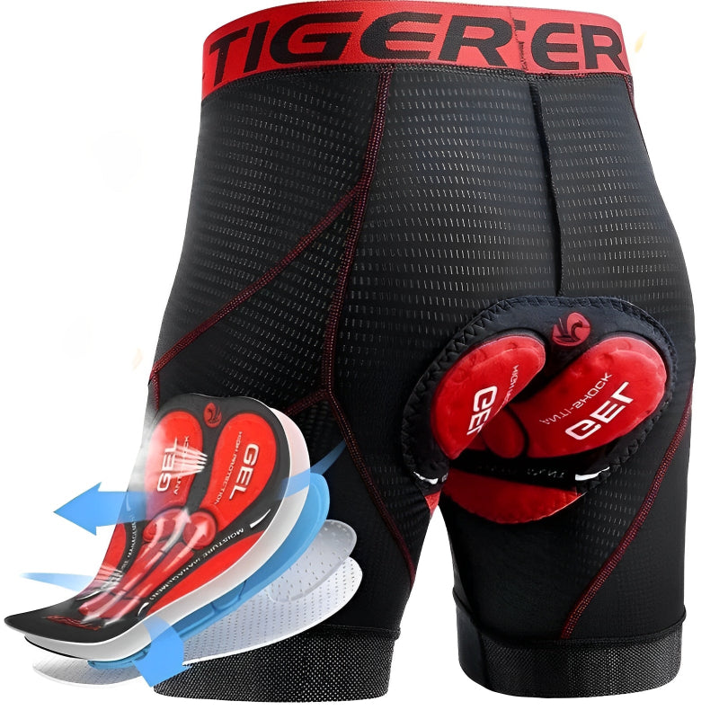 Cycling Underwear - 5D Gel Padding and Shockproof Comfort