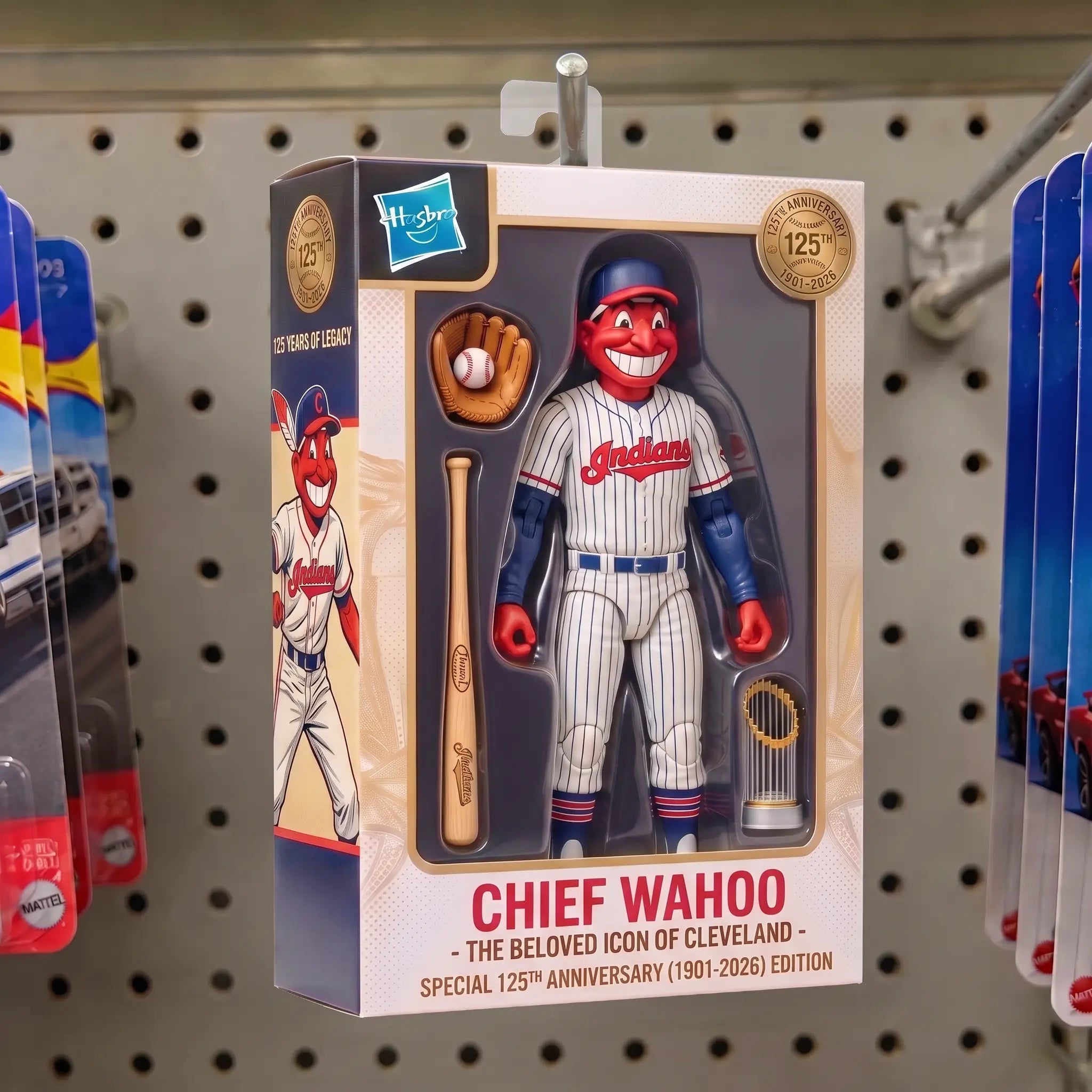 Chief Wahoo 125th Anniversary Collector's Edition Action Figure