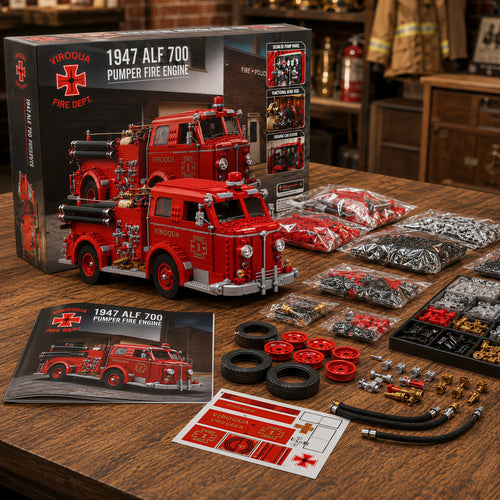 1947 ALF 700 Pumer Fire Engine Building Block Set