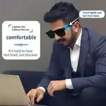 🎁🔥New Arrival 2026 🔥✨Super Black Technology✨Smart Wireless Headphone Sunglasses